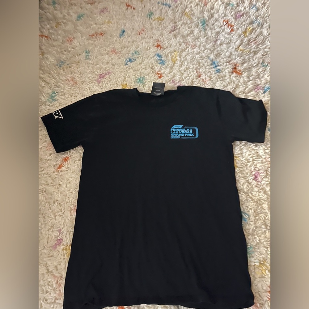 Black Graphic T-Shirt formula one Las Vegas large 2023